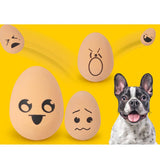 Max 10 Pcs Rubber Bouncy Egg Bounce Egg Ball Toy Funny Bouncing Pet Toys