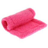 Max 2 Pack Velvet Small Animals Warm Mat for Hamster, Guinea Pig, Ferret Rose Red
