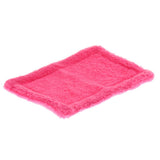 Max 2 Pack Velvet Small Animals Warm Mat for Hamster, Guinea Pig, Ferret Rose Red