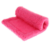 Max 2 Pack Velvet Small Animals Warm Mat for Hamster, Guinea Pig, Ferret Rose Red