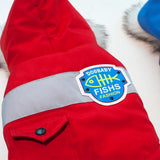 Max Dog Puppy Pet Hooded Down Jacket Coat Clothes Costume Winter Jumpsuit Red S