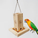 Max Parrot Bird Foraging Feeder Hanging Box Cage Feeding Cup Dish for Cockatiel
