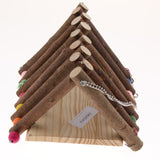 Max Small Pet Toy Triangle Branch Cave Nest Hamster Hammock Swing Bed House Toy