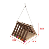 Max Small Pet Toy Triangle Branch Cave Nest Hamster Hammock Swing Bed House Toy