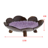 Max Small Pet Coconut Shell Nest Bed House Hammock for Hamster Rabbit Standing