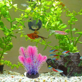 Max Artificial Plants for Aquarium Decorations Aquatic Plant Plastic Pink