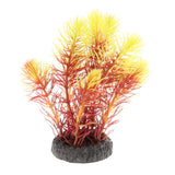 Max Artificial Plants for Aquarium Decorations Aquatic Plant Plastic Orange