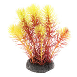 Max Artificial Plants for Aquarium Decorations Aquatic Plant Plastic Orange