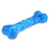 Max Pet Dog Puppy Fun Toy Teeth Care Cleaning Brush Toys Blue L