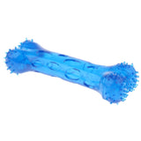 Max Pet Dog Puppy Fun Toy Teeth Care Cleaning Brush Toys Blue L