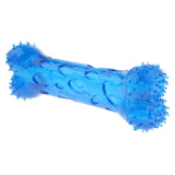 Max Pet Dog Puppy Fun Toy Teeth Care Cleaning Brush Toys Blue L