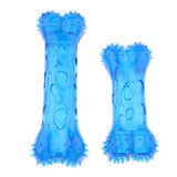 Max Pet Dog Puppy Fun Toy Teeth Care Cleaning Brush Toys Blue L