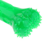 Max Pet Dog Puppy Fun Toy Teeth Care Cleaning Brush Toys Green L