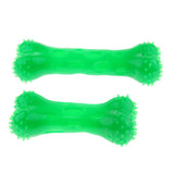 Max Pet Dog Puppy Fun Toy Teeth Care Cleaning Brush Toys Green L