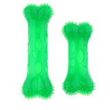 Max Pet Dog Puppy Fun Toy Teeth Care Cleaning Brush Toys Green L