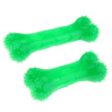 Max Pet Dog Puppy Fun Toy Teeth Care Cleaning Brush Toys Green L