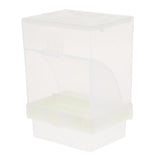 Max Bird Cockatiels Feeder Automatic Plastic Food Container Parrot Splash Proof