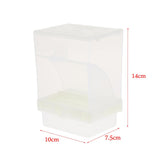 Max Bird Cockatiels Feeder Automatic Plastic Food Container Parrot Splash Proof