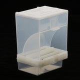Max Bird Cockatiels Feeder Automatic Plastic Food Container Parrot Splash Proof