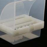 Max Bird Cockatiels Feeder Automatic Plastic Food Container Parrot Splash Proof