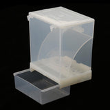 Max Bird Cockatiels Feeder Automatic Plastic Food Container Parrot Splash Proof