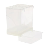 Max Bird Cockatiels Feeder Automatic Plastic Food Container Parrot Splash Proof