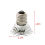 Max 2x Pet Baby Bird Breeding Heating Bulb Heat Lamp Reptiles Daylight Lamp 25W