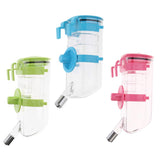 Max Adjustable Height Pet Dog and Cat Cage Water Bottle Dispenser Pink