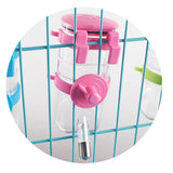Max Adjustable Height Pet Dog and Cat Cage Water Bottle Dispenser Pink