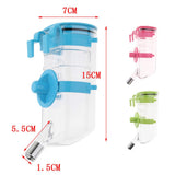 Max Adjustable Height Pet Dog and Cat Cage Water Bottle Dispenser Pink