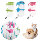 Max Adjustable Height Pet Dog and Cat Cage Water Bottle Dispenser Pink