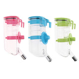 Max Adjustable Height Pet Dog and Cat Cage Water Bottle Dispenser Pink