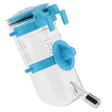Max Adjustable Height Pet Dog and Cat Cage Water Bottle Dispenser Blue