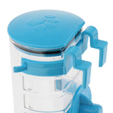 Max Adjustable Height Pet Dog and Cat Cage Water Bottle Dispenser Blue