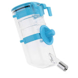 Max Adjustable Height Pet Dog and Cat Cage Water Bottle Dispenser Blue