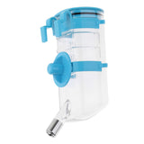 Max Adjustable Height Pet Dog and Cat Cage Water Bottle Dispenser Blue