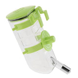 Max Adjustable Height Pet Dog and Cat Cage Water Bottle Dispenser Green