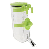 Max Adjustable Height Pet Dog and Cat Cage Water Bottle Dispenser Green