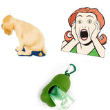 Max 5 Pcs Dog Pooper Bags Pet Dog Poop Dispenser Box Disposable Waste Bag Blue