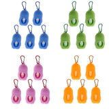 Max 5 Pcs Dog Pooper Bags Pet Dog Poop Dispenser Box Disposable Waste Bag Blue