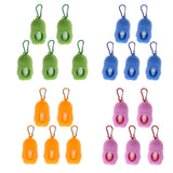 Max 5 Pcs Dog Pooper Bags Pet Dog Poop Dispenser Box Disposable Waste Bag Blue