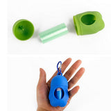 Max 5 Pcs Dog Pooper Bags Pet Dog Poop Dispenser Box Disposable Waste Bag Blue