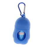 Max 5 Pcs Dog Pooper Bags Pet Dog Poop Dispenser Box Disposable Waste Bag Blue