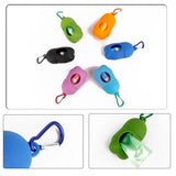 Max 5 Pcs Dog Pooper Bags Pet Dog Poop Dispenser Box Disposable Waste Bag Blue