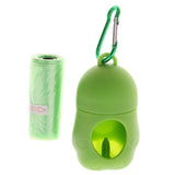 Max 5 Pcs Dog Pooper Bags Pet Dog Poop Dispenser Box Disposable Waste Bag Green