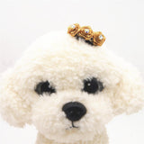 Maxbell 2Pcs Cute Flower Bow Candy Pet Dog Cat Puppy Grooming Hairpin Hair Clip  1