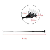 Maxbell Adjustable Handle Length Aquarium Fish Tank Brush Cleaner 1 Set