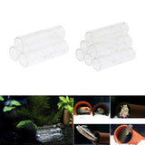 Maxbell Mini Crystal Shrimp Tube Set for Aquarium Decor Fish Tubes Cave Ornament 3 Tubes
