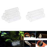 Maxbell Mini Crystal Shrimp Tube Set for Aquarium Decor Fish Tubes Cave Ornament 3 Tubes