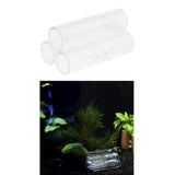 Maxbell Mini Crystal Shrimp Tube Set for Aquarium Decor Fish Tubes Cave Ornament 3 Tubes